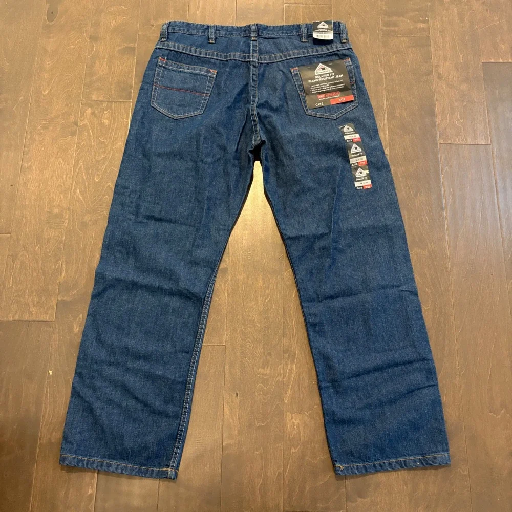 NWT Bulwark FR Flame Resistant Jeans 36x30 Relaxed Fit CAT2 Arc Rated 9 cal 2112